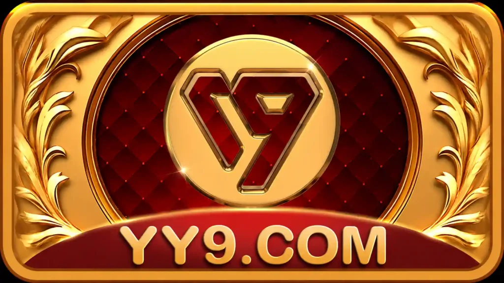 YY9 Game official website front page banner with premium gold logo